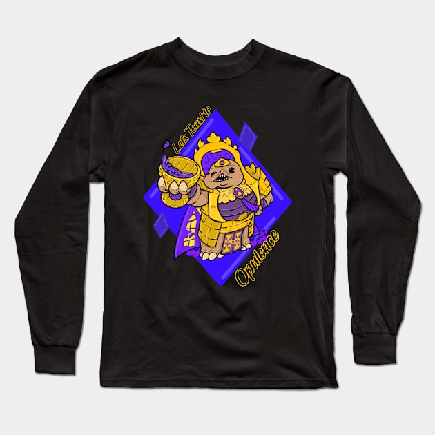 Toast to Opulence Long Sleeve T-Shirt by triotdesigns